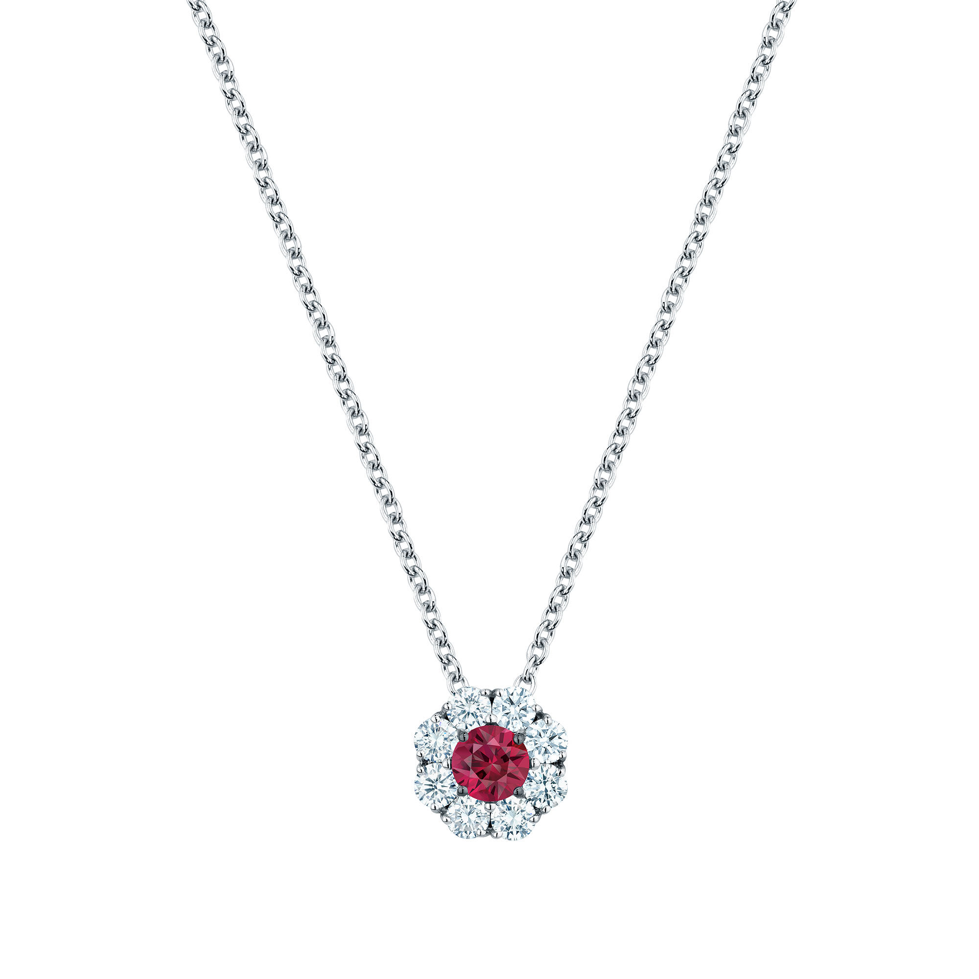 Ruby and Diamond Necklace | Birks Snowflake