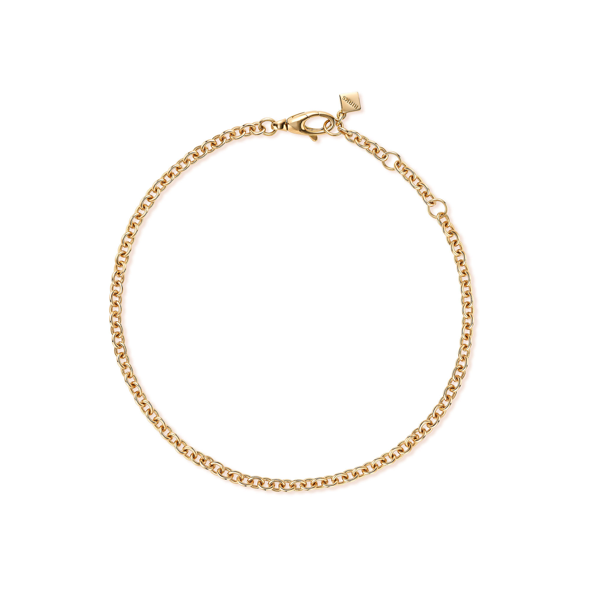 Birks Essentials | Yellow Gold Rolo 60 Chain Bracelet