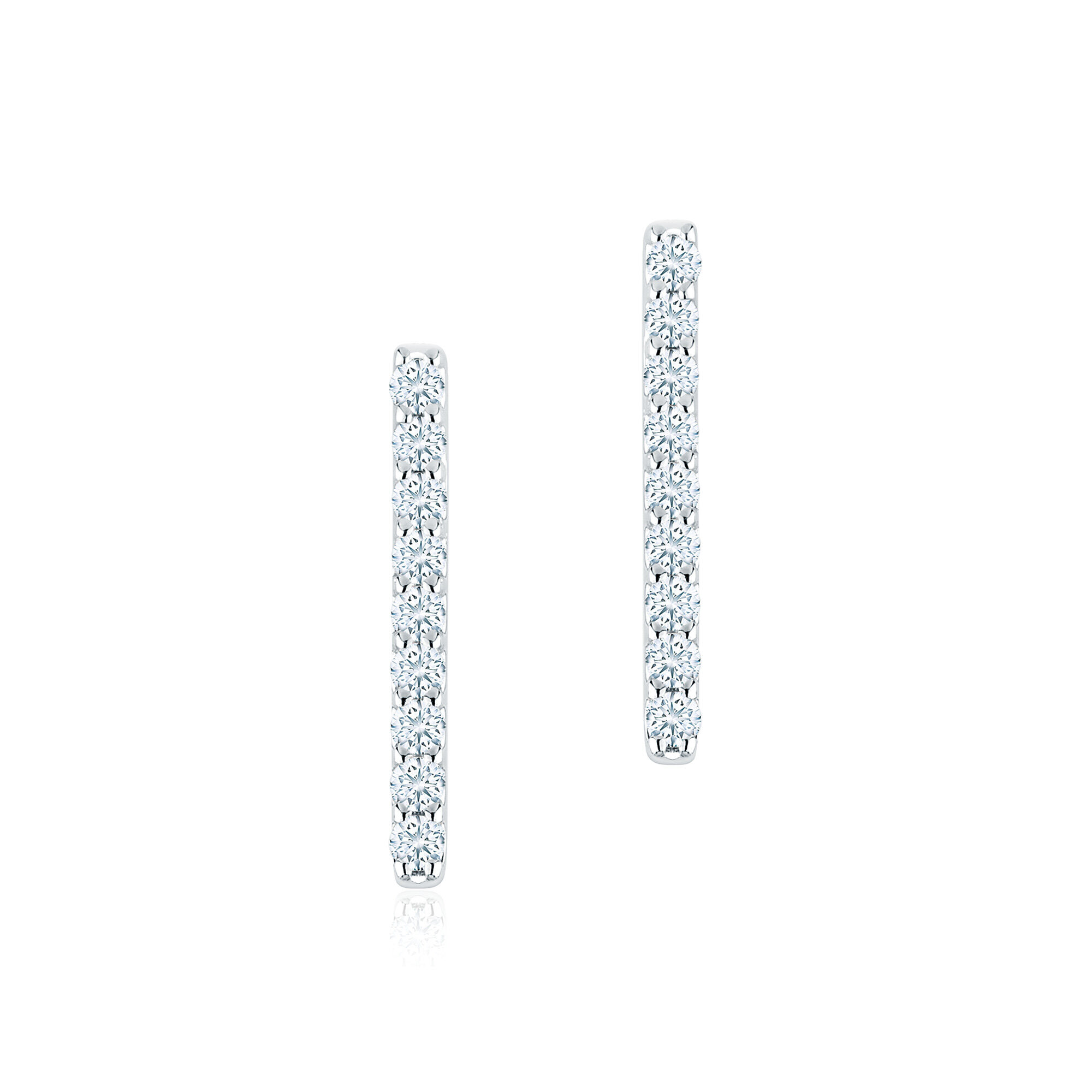 Birks Rosée du Matin|Diamond Bar Earrings
