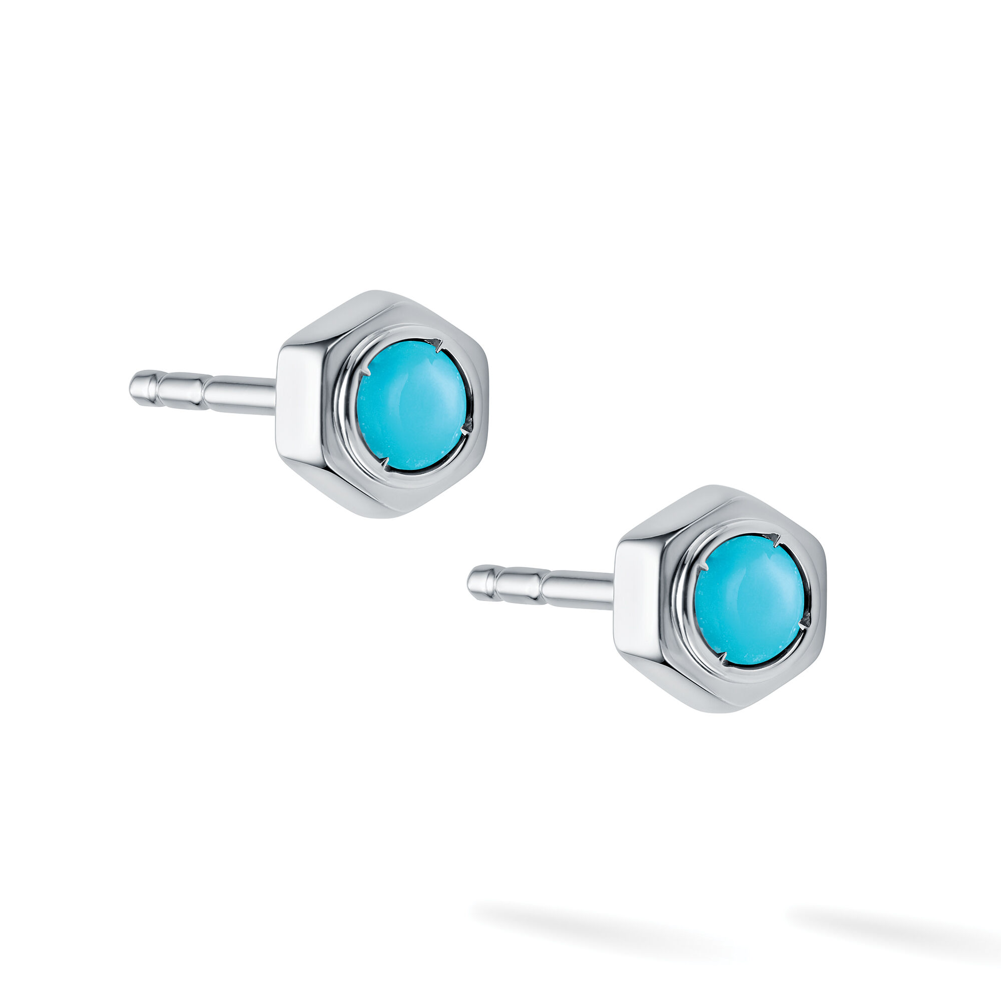 Birks Bee Chic | Turquoise and Silver Stud Earrings