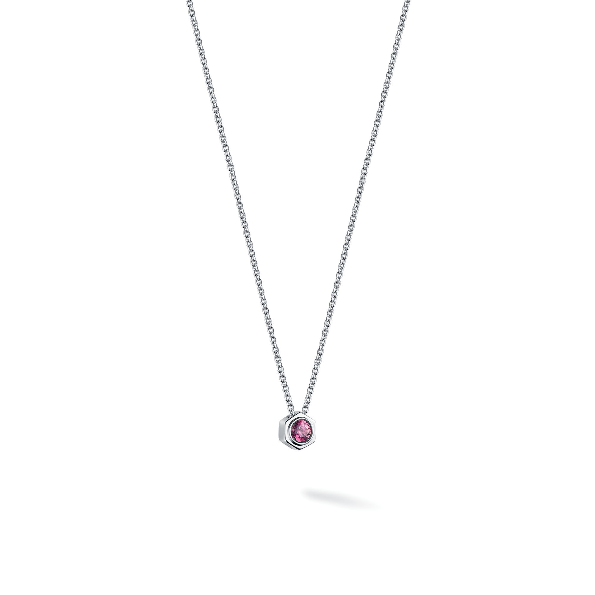 Birks Bee Chic | Pink Tourmaline and Silver Pendant