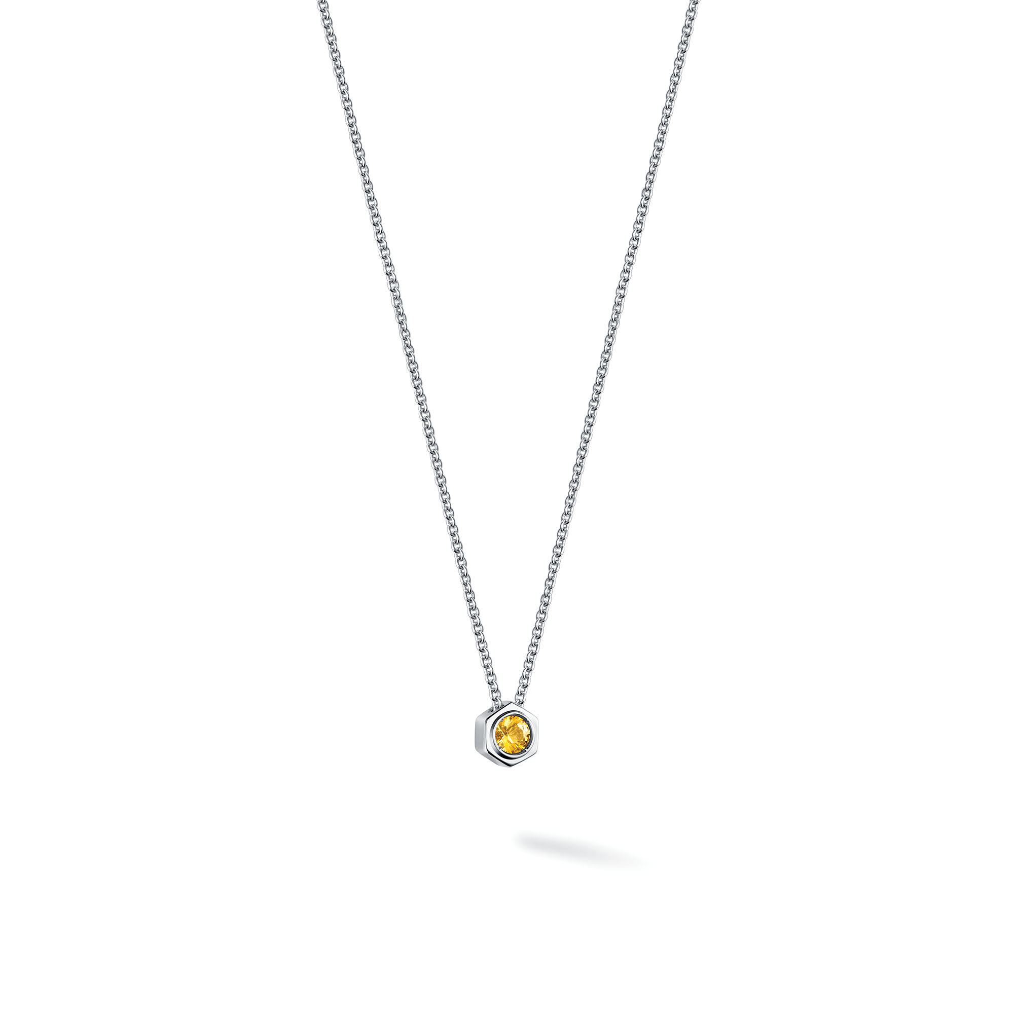 Citrine and Silver Necklace | Birks Bee Chic