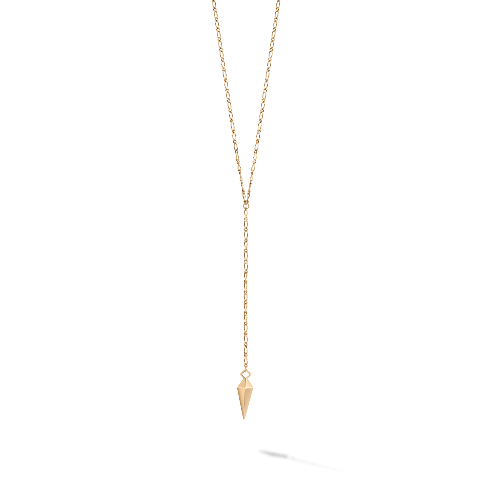 Yellow Gold Lariat Necklace, Rock & Pearl | Birks Iconic