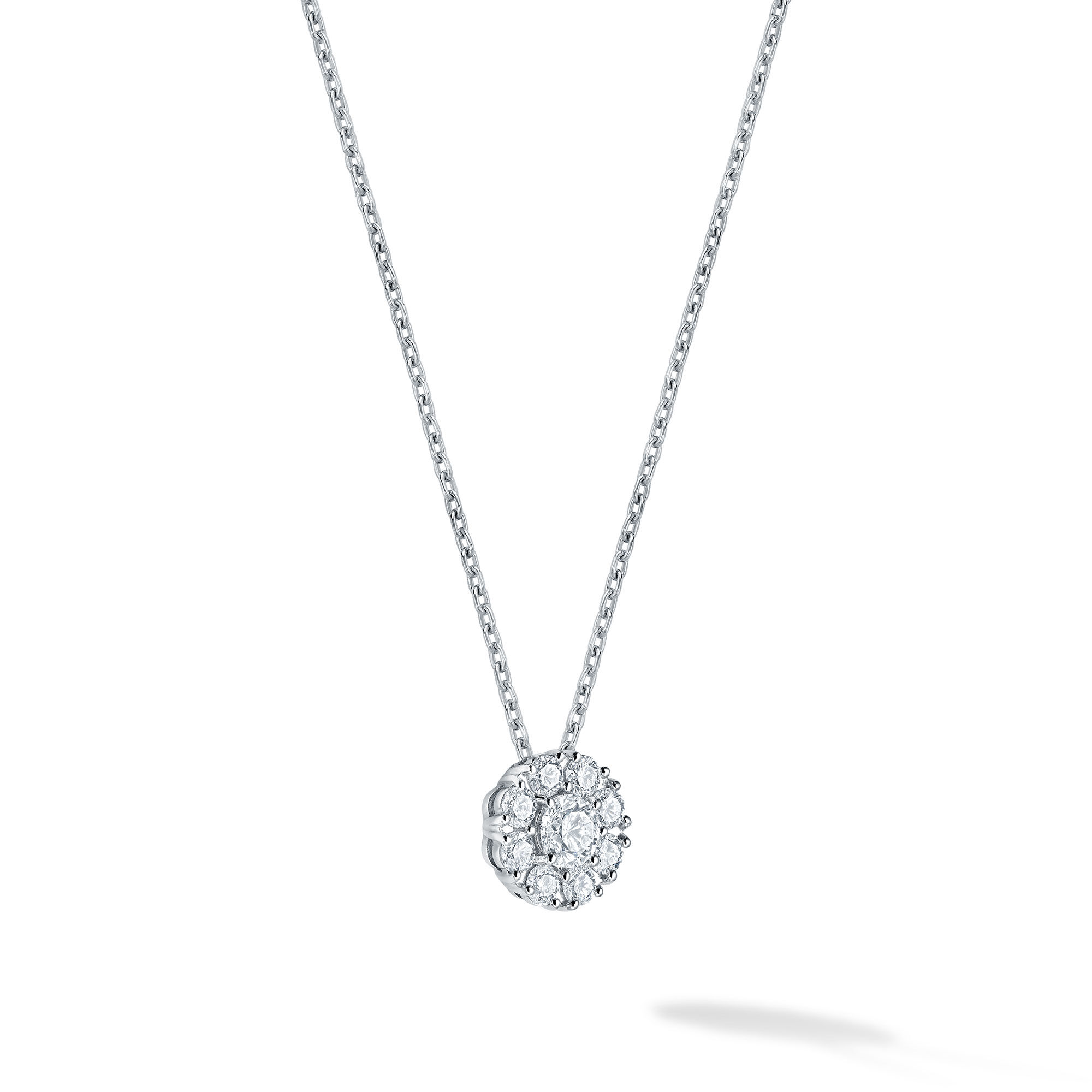 Diamond Cluster Necklace, Medium | Birks Snowflake