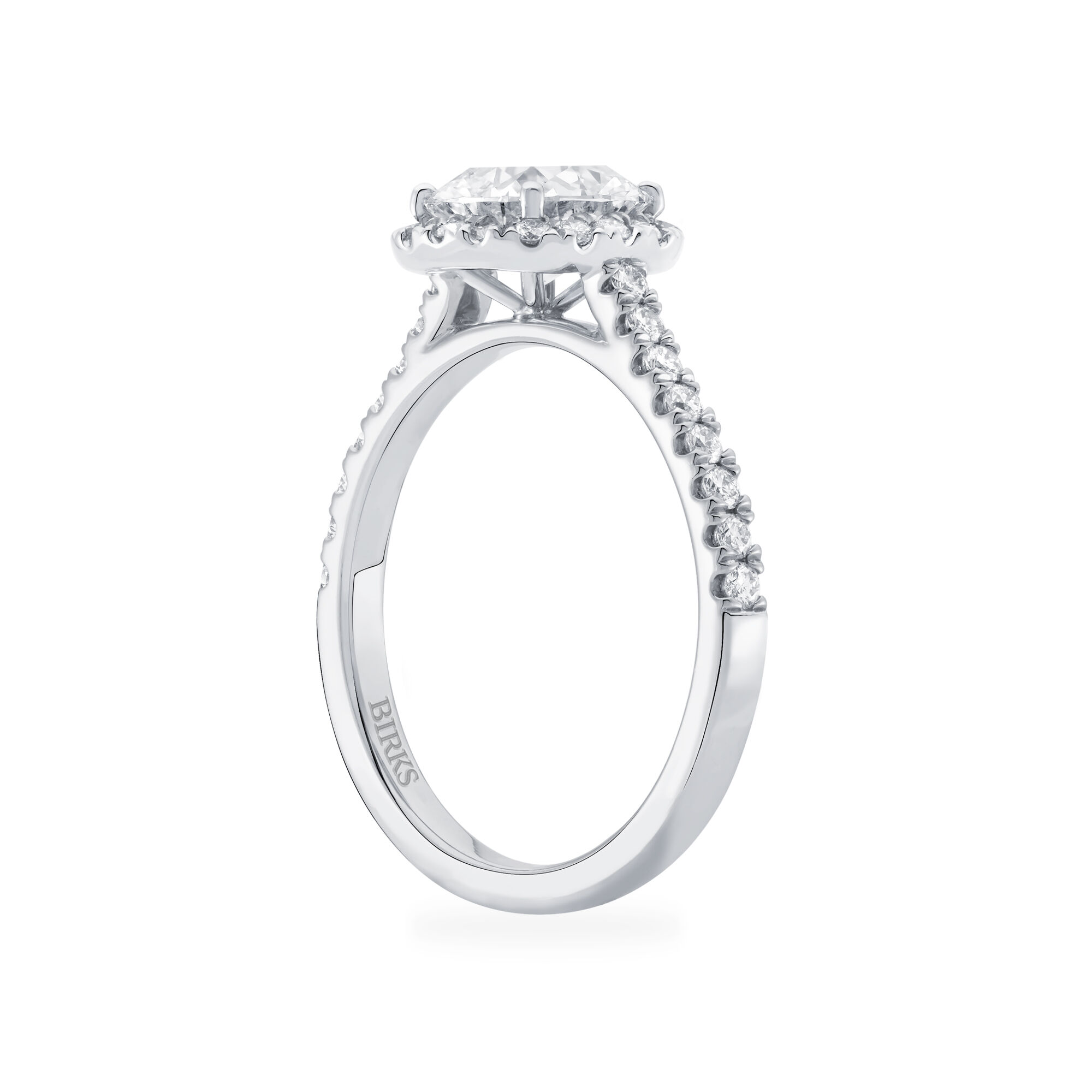 Cushion Cut Solitaire Pave Band 2024