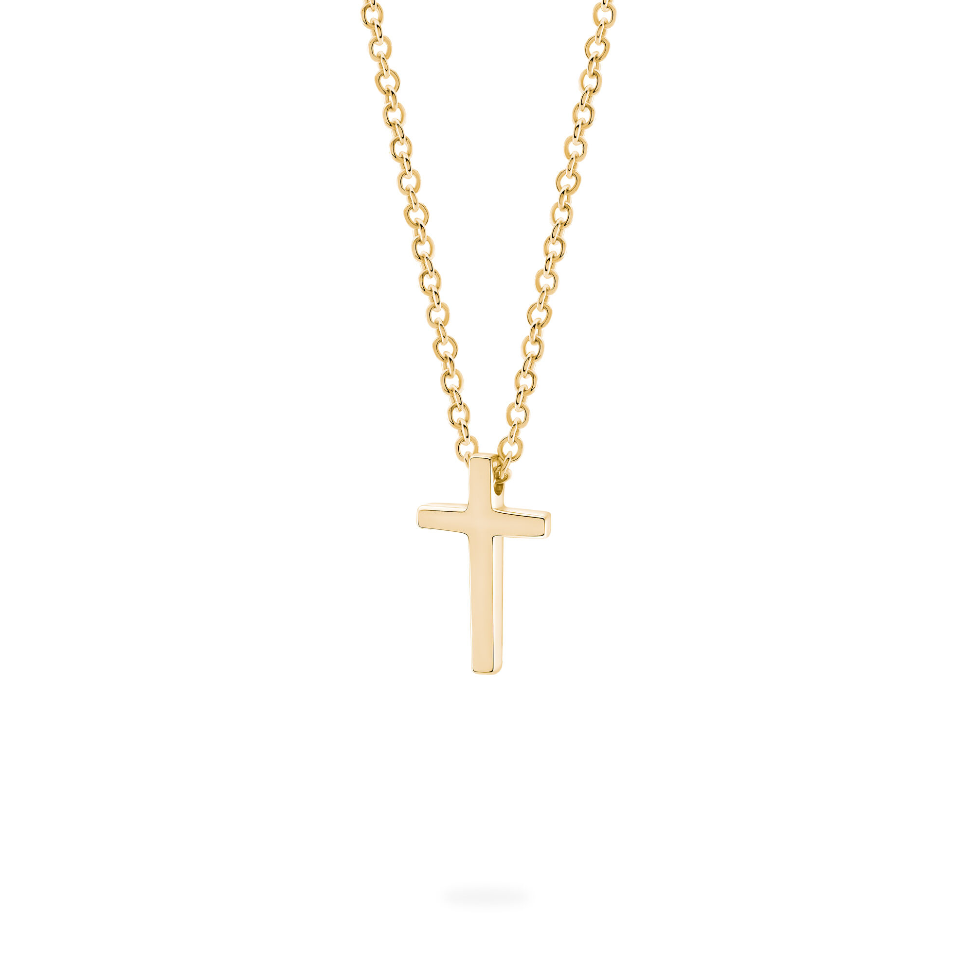 Yellow Gold Cross Necklace for Kids | Birks Essentials