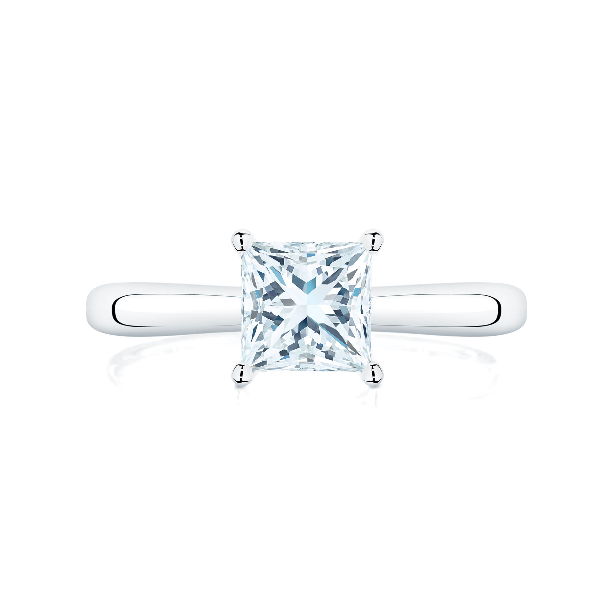 Princess Cut Solitaire Diamond Engagement Ring | Birks 1879