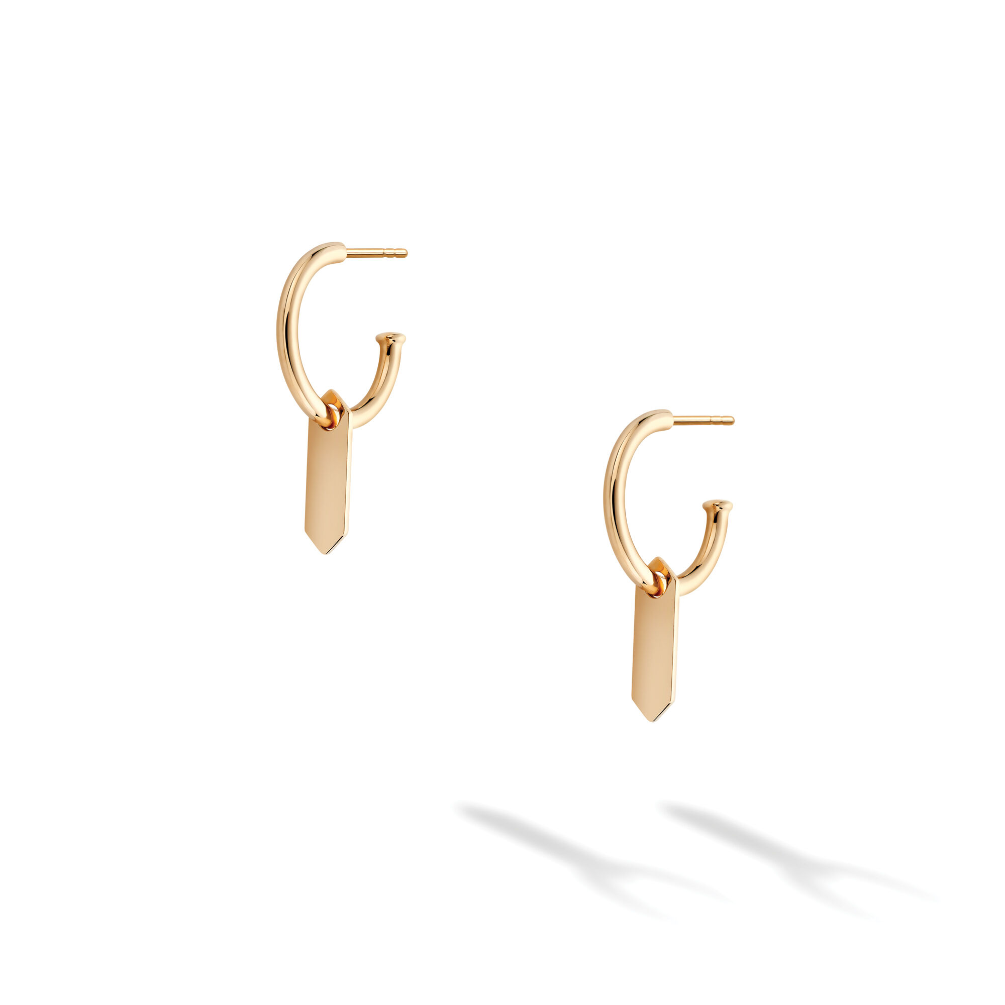 Birks Essentials | Yellow Gold Hoop Drop Earrings