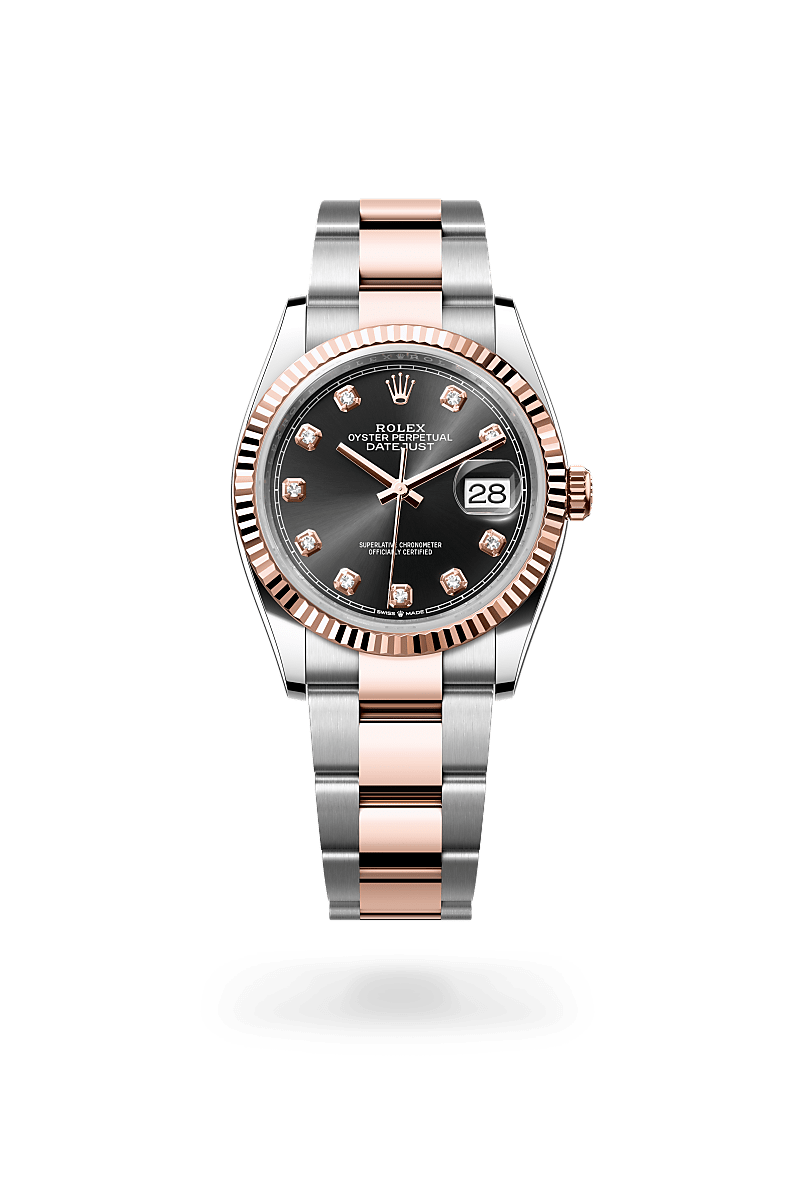 Rolex Datejust 36 in Everose Rolesor combination of Oystersteel and Everose gold M126231 0020 Maison Birks