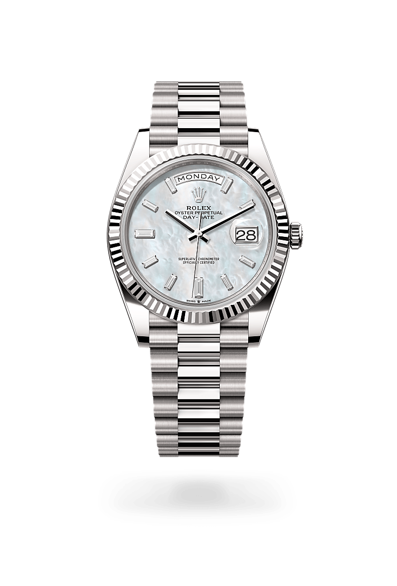 Rolex Day Date 40 in 18 ct white gold M228239 0078 Maison Birks