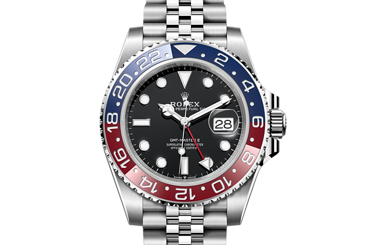 Montres Rolex GMT-Master II en Acier Oystersteel, m126710blro-0001 