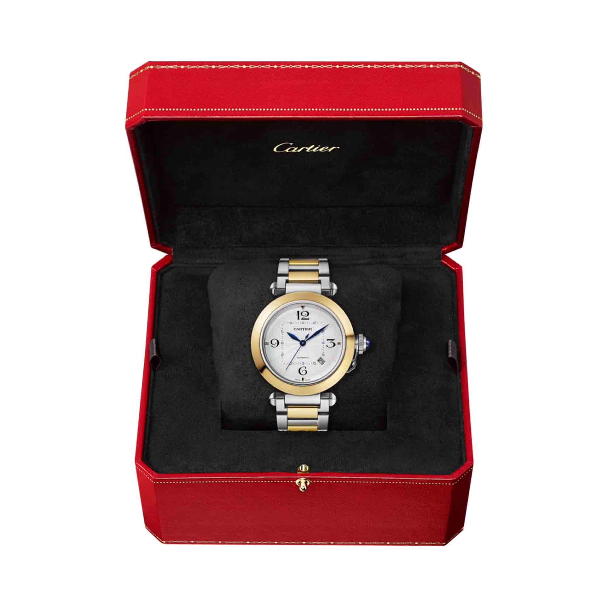 Cartier gold pasha outlet watch