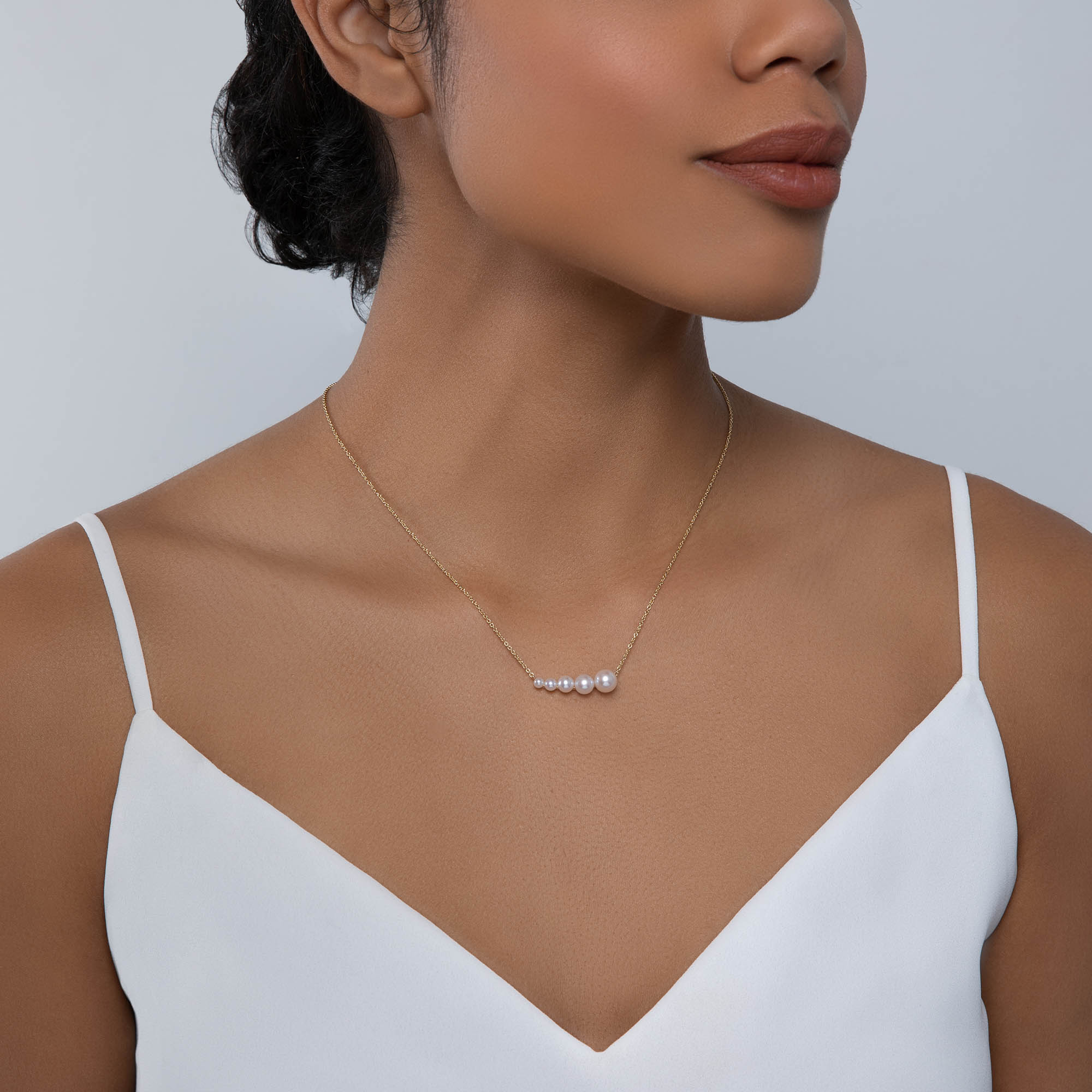 Freshwater Pearl Horizontal Bar Necklace | Birks Pearls