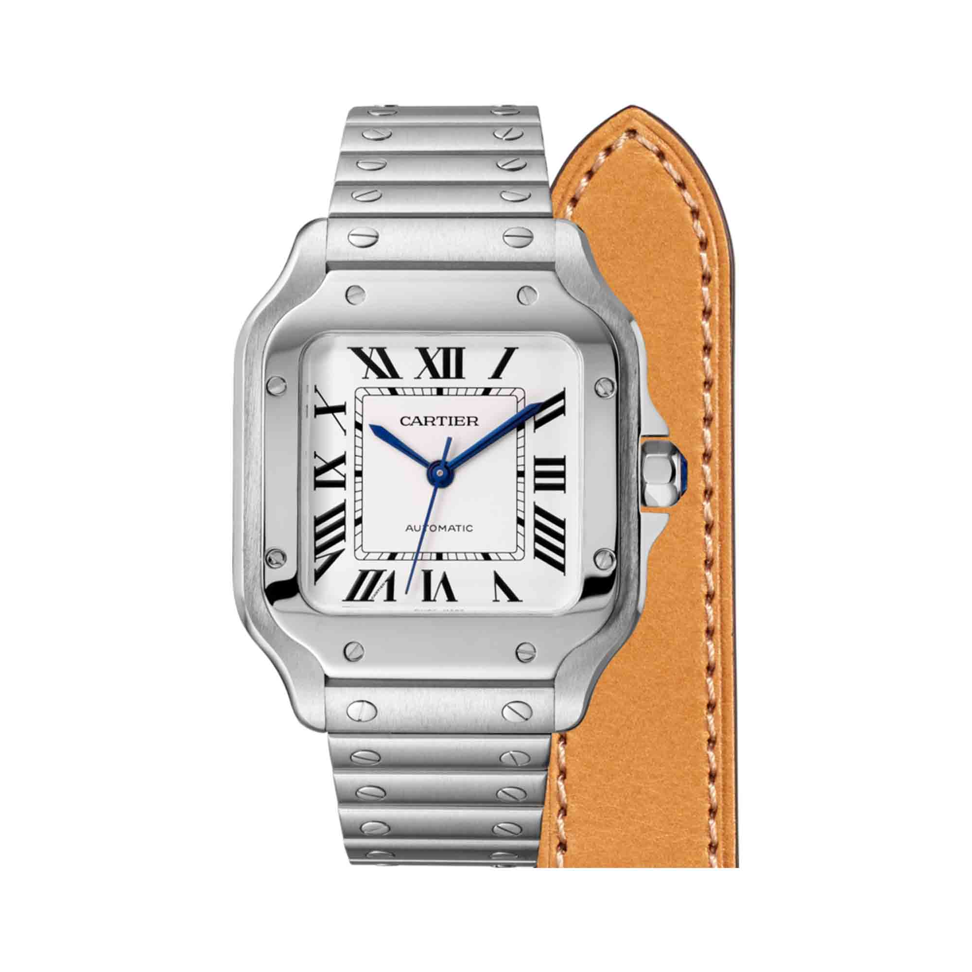 Cartier santos outlet medium size