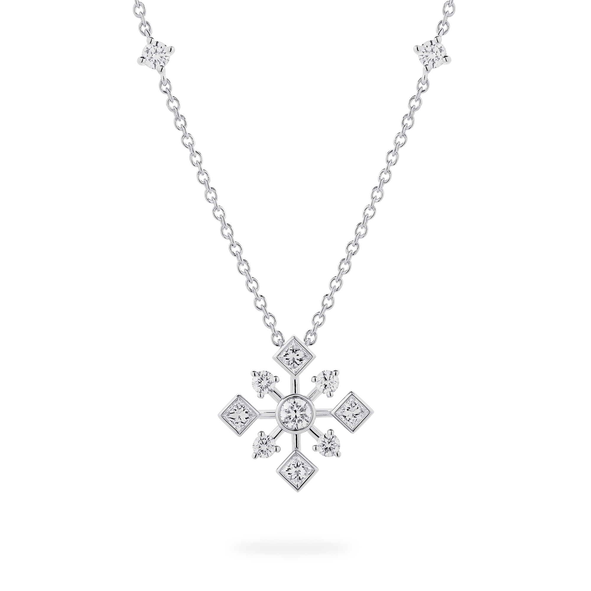 birks snowflake pendant